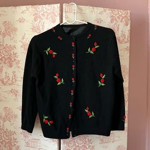 Vintage Rosebud Cardigan